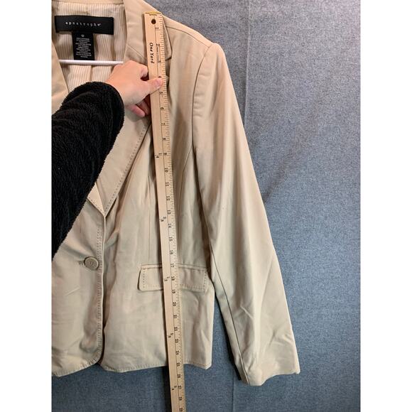 Apostrophe Suits Womens Size 12 Cream Formal Top Blazer - Picture 4 of 8